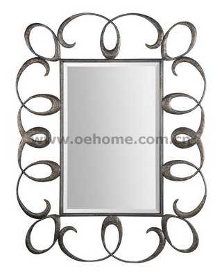 8482 Metal decorative wall mirrors for Hosipitality